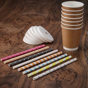 Paper Cups & Straws